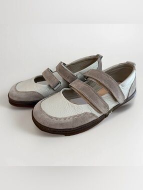 Magical Shoes Barefoot Shoes Sporty Ballerina Flats Tan Size 39 Suede Leather